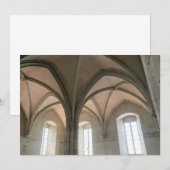 Architectuur van het Pauselijk Paleis Bedankkaart (Voorkant / Achterkant)