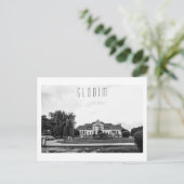 Architectuur van het Wit-Russische treinstation Sl Briefkaart (Staand voorkant)