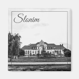 Architectuur van het Wit-Russische treinstation Sl Magneet