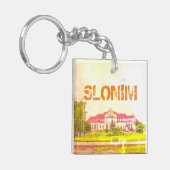 Architectuur van het Wit-Russische treinstation Sl Sleutelhanger (Voorkant Links)