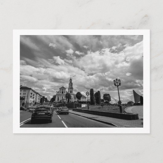 Architectuur van het Wit-Russische Uitzicht Citysc Briefkaart (Voorkant)