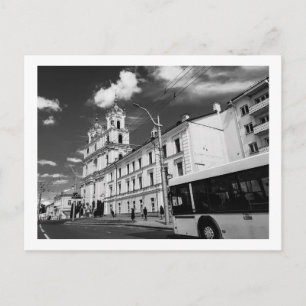 Architectuur van het Wit-Russische Uitzicht Citysc Briefkaart