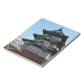 Architectuur van Japanse Castle-gebouwen Historisc Notitieblok (Linkerzijde)