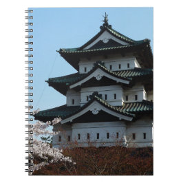 Architectuur van Japanse Castle-gebouwen Historisc Notitieboek