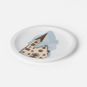 Architectuur van kerken papieren bordje (Gekanteld)