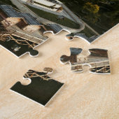 Architectuur van kleine steden Art Photo Puzzles A Legpuzzel (Zijkant)