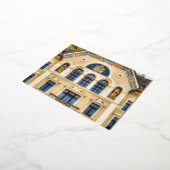 Architectuur van Liechtenstein Folie Feestdagen Briefkaart (Gedraaid)