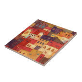 Architectuur van Marokkaanse Waterverf Tegeltje (Zijkant)