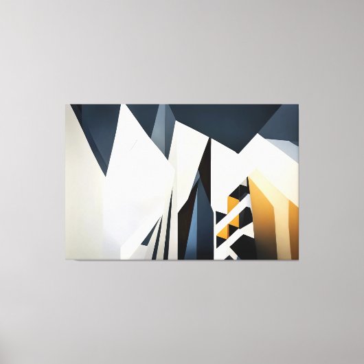 Architectuur van oneindigheid canvas afdruk (Voorkant)