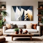 Architectuur van oneindigheid canvas afdruk