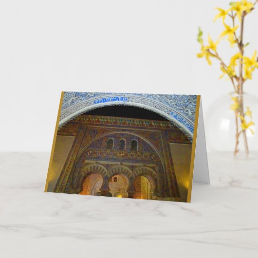 Architectuur van Sevilla Kaart (Gele Bloem)