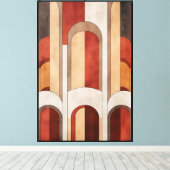 Architectuur van Stille Opkomst Canvas Afdruk (Insitu (Houten vloer))