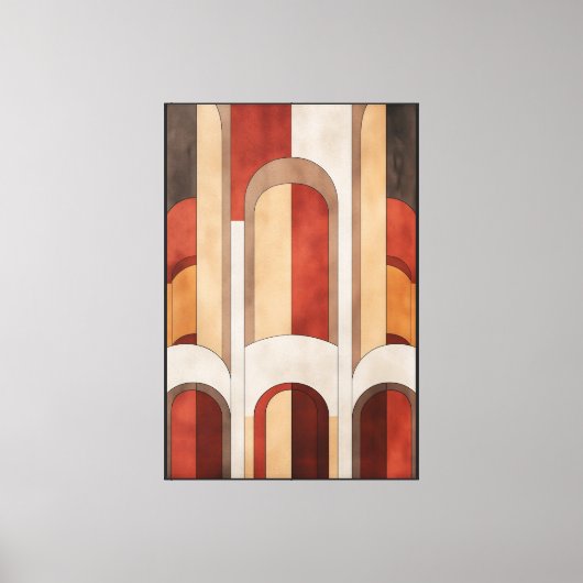 Architectuur van Stille Opkomst Canvas Afdruk (Voorkant)