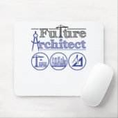 Architectuur van toekomstige architecten muismat (Met muis)