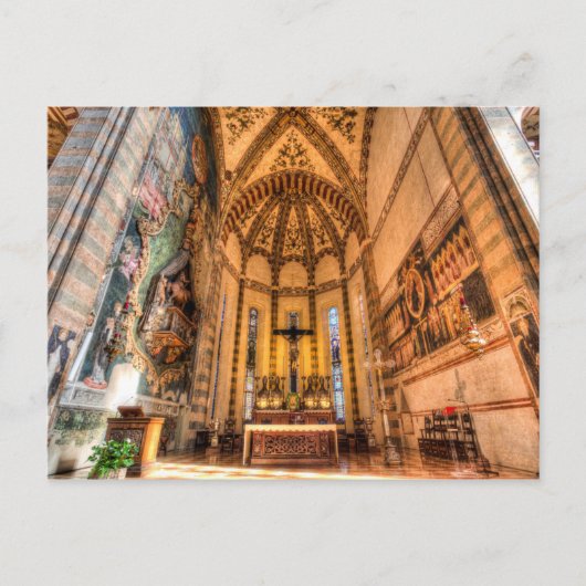 Architectuur van Verona Basilica Briefkaart (Voorkant)