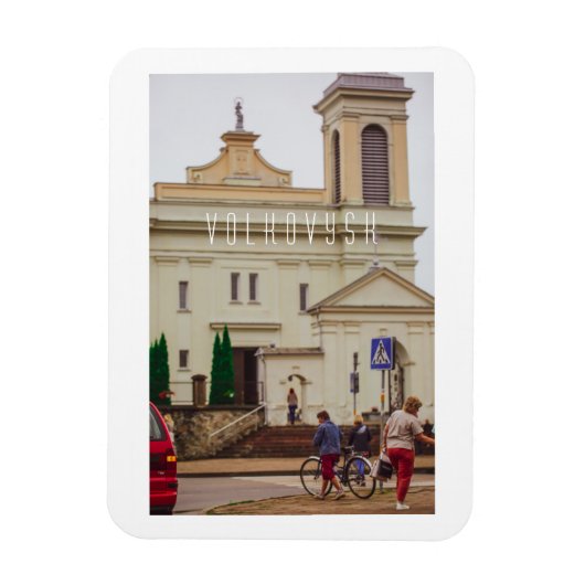 Architectuur van Wit-Rusland Volkovysk Vawkavysk Magneet (Verticaal)