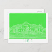 Architectuur van Wit-Russisch Slonim Train Station Briefkaart (Voorkant / Achterkant)