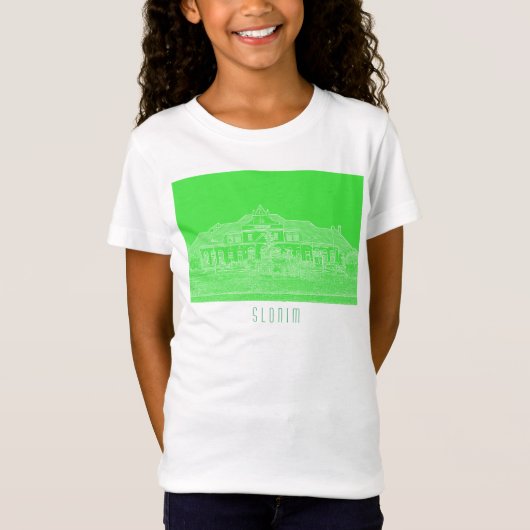 Architectuur van Wit-Russisch Slonim Train Station T-shirt (Voorkant)