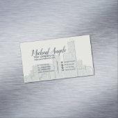 Architectuur visitekaartje magnet magnetisch visitekaartje (Voorbeeld)