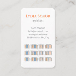 Architectuur Visitekaartje met Blueprints