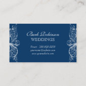 Architectuur Visitekaartje Wedding Planner Blue (Achterkant)