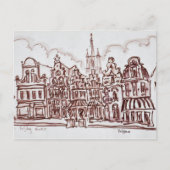 Architectuur Vrijdagmarkt | Gent, België Briefkaart (Voorkant)