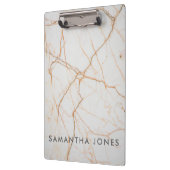 Architectuur Wit marmer goud Klembord (Links)