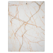 Architectuur Wit marmer goud Klembord (Achterkant)