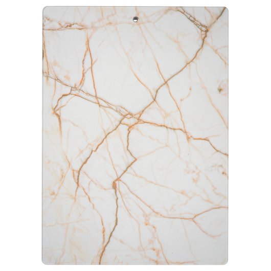 Architectuur Wit marmer goud Klembord (Achterkant)
