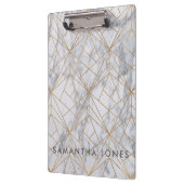 Architectuur Wit marmer goud Klembord (Links)