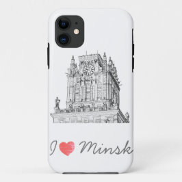 Architectuur Wit-Rusland I Love Minsk City Gates Case-Mate iPhone Case