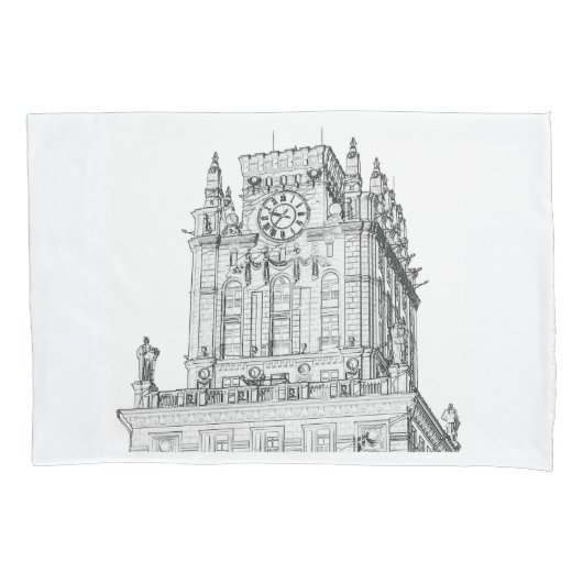 Architectuur Wit-Rusland I Love Minsk City Gates Kussensloop (Voorkant)