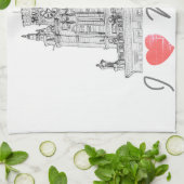 Architectuur Wit-Rusland I Love Minsk City Gates Theedoek (Gevouwen)