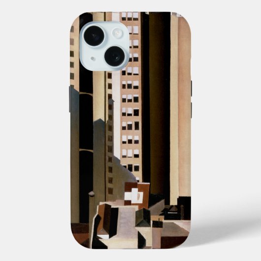 architectuur, wolkenkrabbers door Sheeler, 1922 Case-Mate iPhone Case (Achterkant)