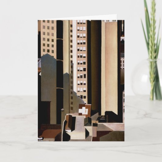  architectuur, wolkenkrabbers door Sheeler, 1922 Kaart (Voorkant)