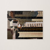 architectuur, wolkenkrabbers door Sheeler, 1922 Legpuzzel (Horizontaal)