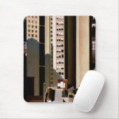  architectuur, wolkenkrabbers door Sheeler, 1922 Muismat (Met muis)