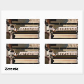  architectuur, wolkenkrabbers door Sheeler, 1922 Rechthoekige Sticker (Vel)