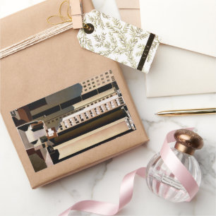  architectuur, wolkenkrabbers door Sheeler, 1922 Rechthoekige Sticker