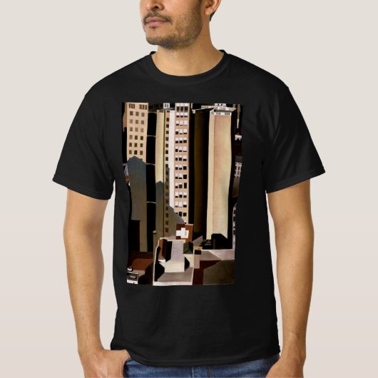  architectuur, wolkenkrabbers door Sheeler, 1922 T-shirt (Voorkant)