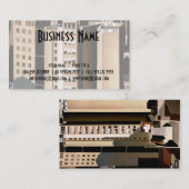  architectuur, wolkenkrabbers door Sheeler, 1922 Visitekaartje (Voorkant / Achterkant)