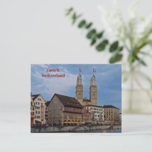 Architectuur Zürich Zwitserland Briefkaart (Staand voorkant)
