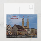 Architectuur Zürich Zwitserland Briefkaart (Voorkant / Achterkant)