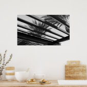 architectuur zwart-wit poster (Keuken)