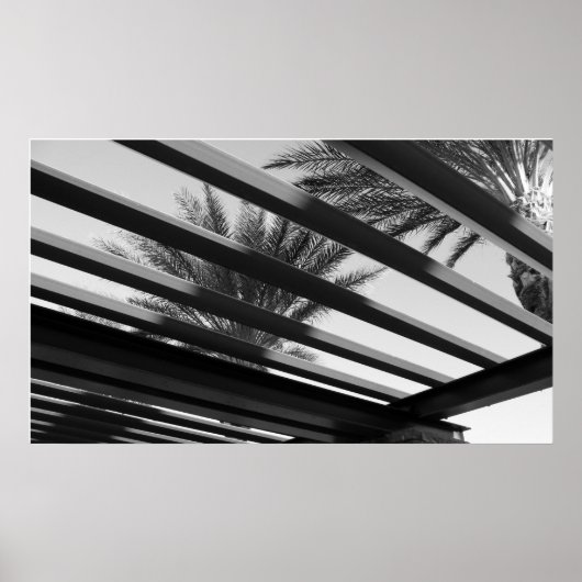 architectuur zwart-wit poster (Voorkant)