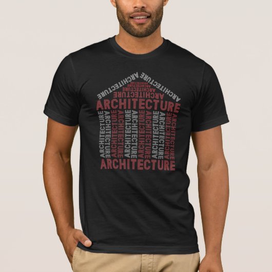 Architectuuraanbouw Grafisch Moderne Bouw T-shirt (Voorkant)