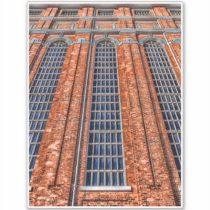 Architectuurdetail van het Centraal Tejo in Lissab Sticker