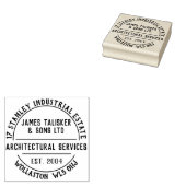 Architectuurdiensten Rubber Stempel (Gestempeld)