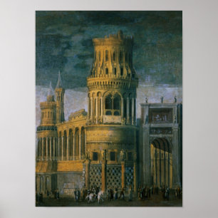 Architectuurfantasie Poster