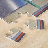 Architectuurfoto: Guggenheim Museum, Bilbao, Legpuzzel (Zijkant)